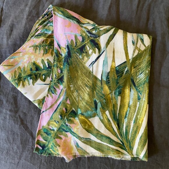 Vintage Tropical Print Scarf by INC International Concepts - Picture 3 of 7